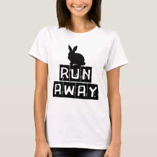 Lauf weg Funny Medival Fantasy Design T-Shirt