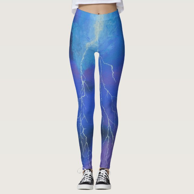 Lauf wie Blitze - Leggings (Vorderseite)
