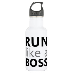 Lauf wie ein Boss Trinkflasche