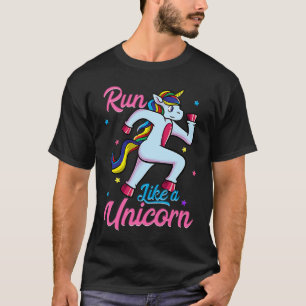 Lauf wie ein Einhorn Track & Field Runner 5K Marat T-Shirt