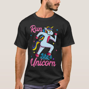 Lauf wie ein Einhorn Track & Field Runner 5K Marat T-Shirt