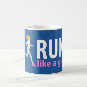 Lauf wie ein Mädchen Tasse