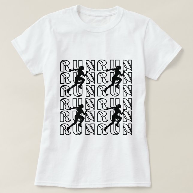 Lauf wie ein T - Shirt (Design vorne)
