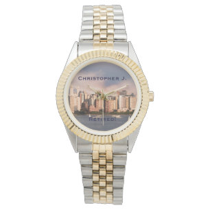 Lauf! Wrist Watch Manhattan NYC, wählen Sie Band Armbanduhr