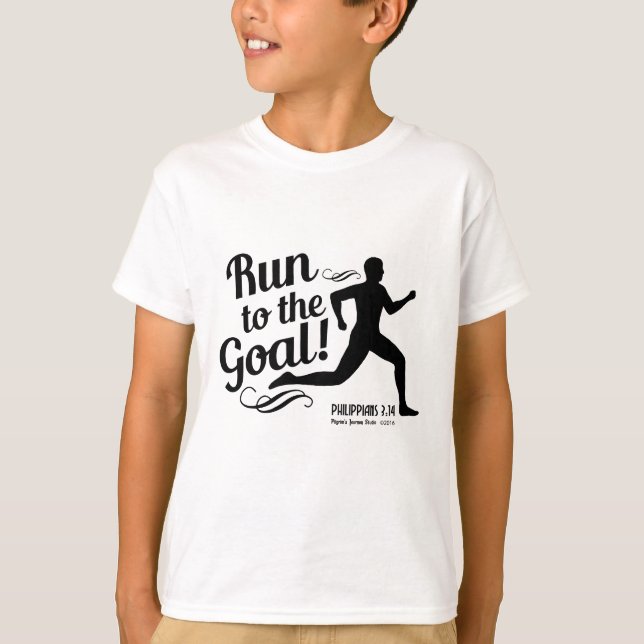 Lauf zum Ziel! T-Shirt (Vorderseite)