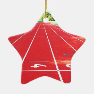 Laufbahn und Feld Keramik Ornament