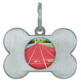 Laufbahn und Feld Tiermarke