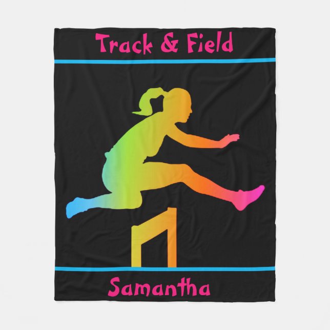 Laufbahn und Feldleder Fleecedecke (Vorderseite)