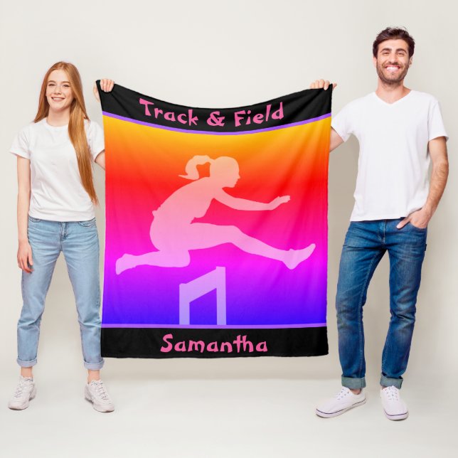 Laufbahn und Feldleder Fleecedecke (Beispiel)