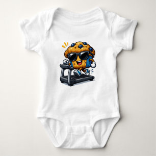 Laufband-Muffin Baby Strampler