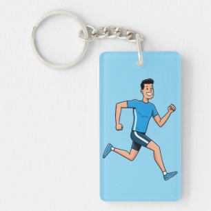 Laufbekleidung – Inspirierendes Laufen Schlüsselanhänger