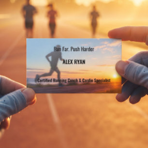 Laufcoach-Sonnenaufgang-Foto-Visitenkarte Visitenkarte