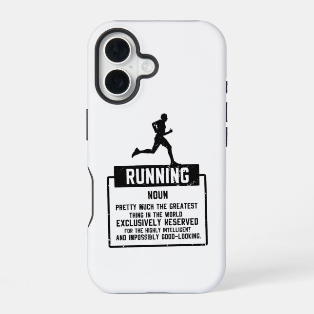 Laufdefinition iPhone 16 Hülle (Rückseite)