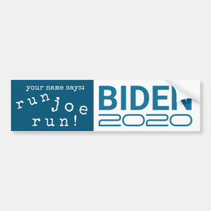 Laufdemokrat-Kandidat Joe Bidens 2020 Laufjoe Autoaufkleber