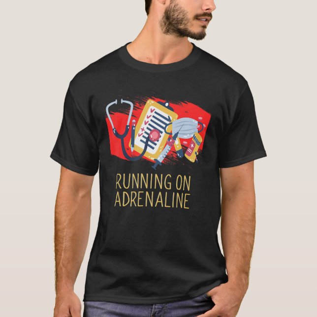 Laufen auf Adrenalin Medical Staff Frontliner T-Shirt (Vorderseite)