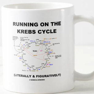 Laufen auf dem Krebs-Zyklus (Science Spaß) Tasse