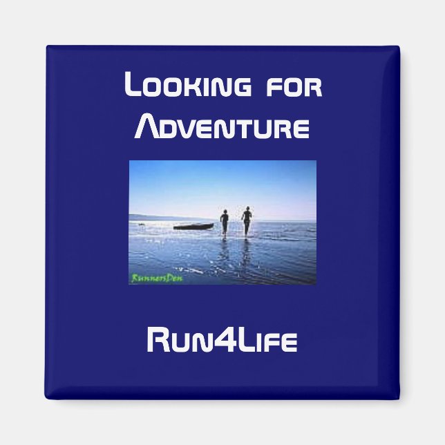 Laufen auf dem Strandmagneten Magnet (Vorne)