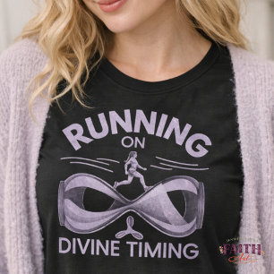 Laufen auf göttlichem Timing Christliches Laufen-S T-Shirt