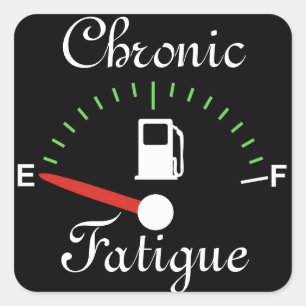 Laufen auf leer quadratischer aufkleber