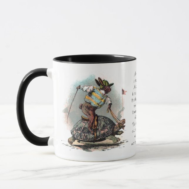 Laufen der Kaninchen-Reitschildkröte Tasse (Links)