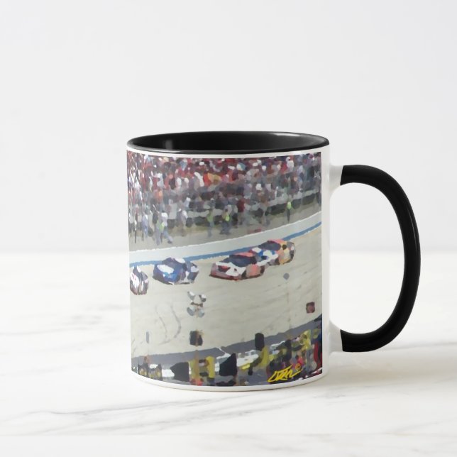 Laufen der Ölgemälde-Schale Tasse (Rechts)