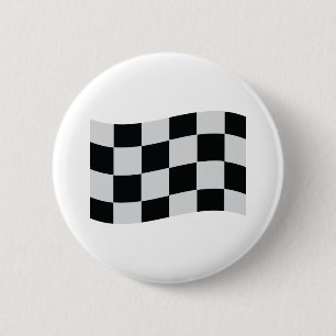 Laufen der Schachbrettflagge Button