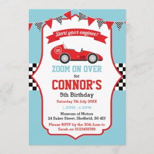 Laufen der themed Geburtstags-Party Einladung