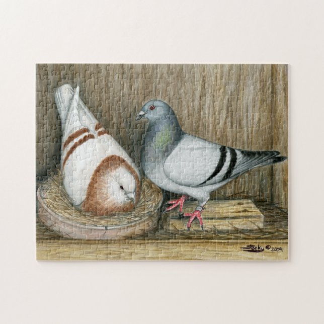 Laufen des Homers-Zuhause-Lebens Puzzle (Horizontal)