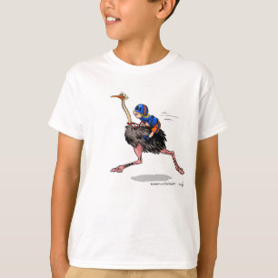 Laufen des Straußes T-Shirt