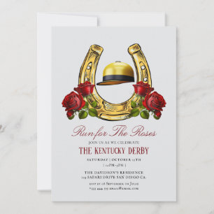 laufen für die Rose Derby-Party Einladung