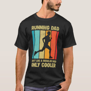 Laufen für Männer Papa Vintage Marathonläufer Trai T-Shirt