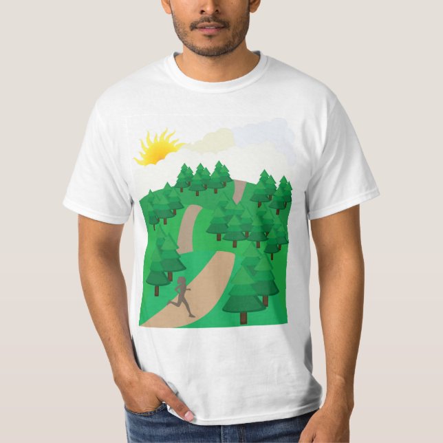 Laufen im Freien T-Shirt (Vorderseite)