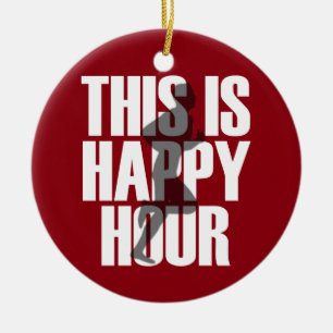 Laufen ist glückliche Stunde Keramik Ornament