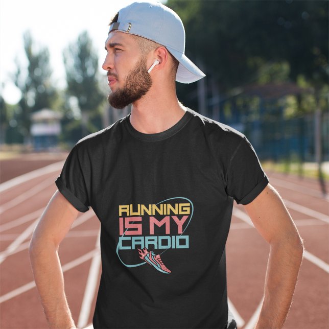 Laufen ist mein Cardio | Lover T-Shirt (Von Creator hochgeladen)