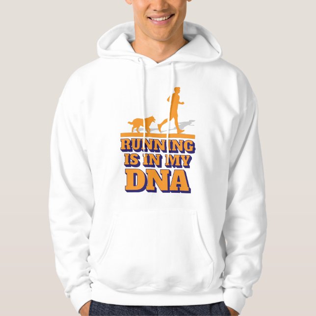 Laufen ist meine Dna Hoodie