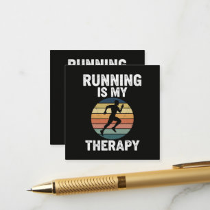 Laufen ist meine Therapie Begleitkarte