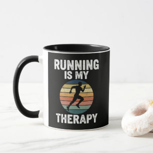 Laufen ist meine Therapie Tasse