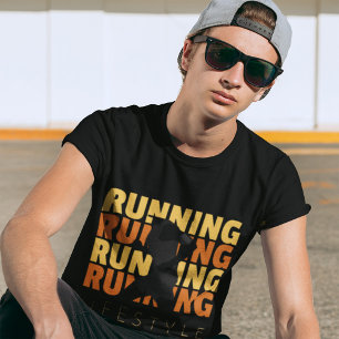 Laufen Laufender Liebhaber Joggen T-Shirt