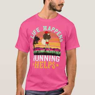 Laufen Lustig Laufend Verliebter Leben Passiert La T-Shirt