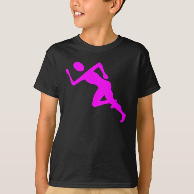 Laufen - Magenta T-Shirt (Vorderseite)