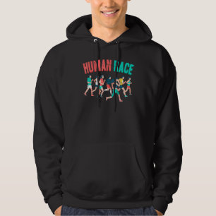 Laufen - Menschliche Rasse - Joggen - Laufen - Mar Hoodie