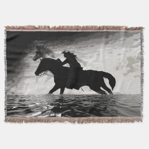 Laufen mit den Geistern - Pferde werfen Blanket Decke