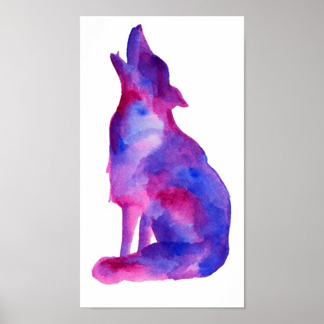 Laufen mit den Wölfen Poster (Vorne)