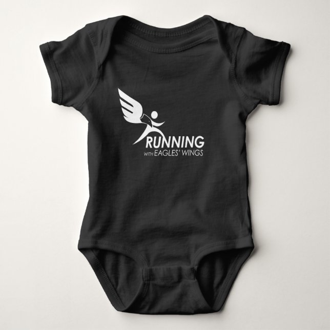 Laufen mit Eagles Flügel-Baby-Bodysuit Baby Strampler (Vorderseite)