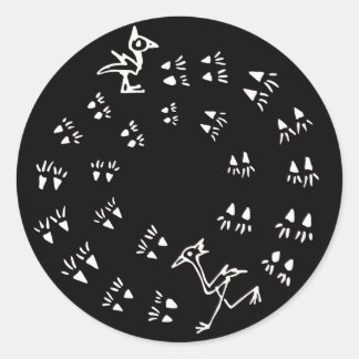 Laufen Runder Aufkleber