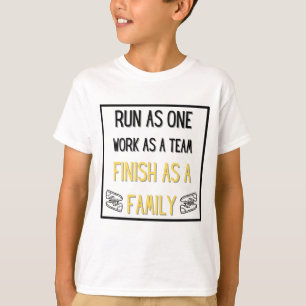 Laufen Sie als Einheit, arbeiten Sie als Team, bee T-Shirt