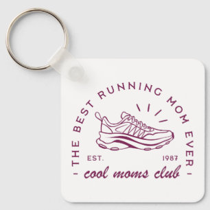 Laufen Sie coolen Moms Club die besten Runner-Zita Schlüsselanhänger