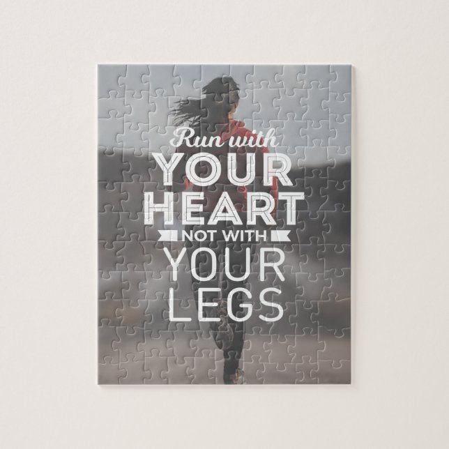 Laufen Sie mit Ihrem Herzen Puzzle (Vertikal)