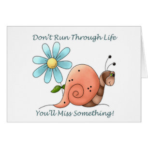 Laufen Sie nicht durch das Leben