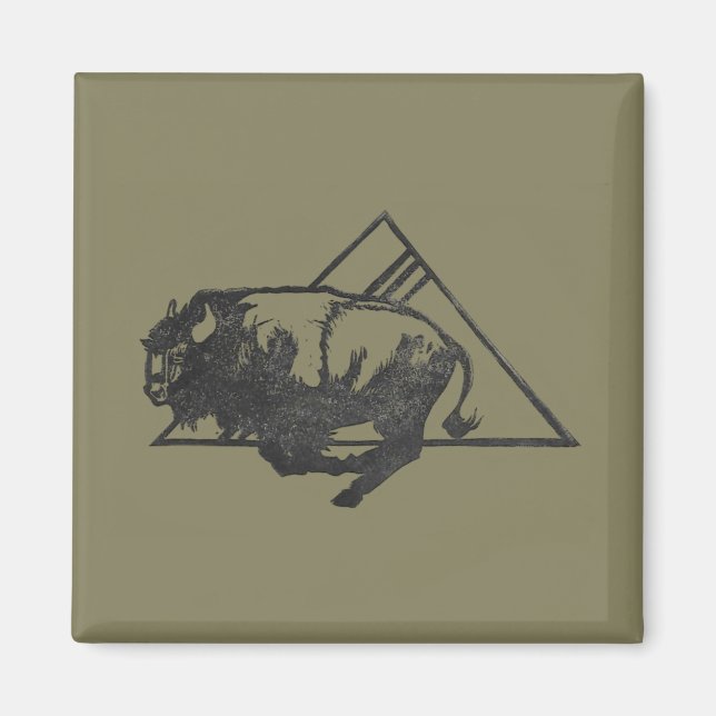 Laufen Sie zu den Olivenhainen Magnet (Vorne)